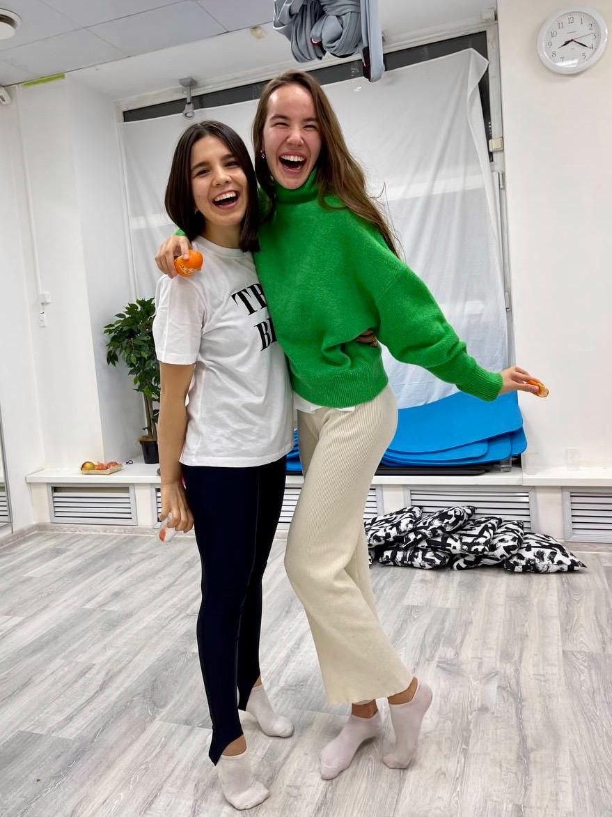 Радость и эмоции участниц тренинга